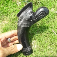 Gagang golok tanduk Asli Ukiran Hahayaman / Gagang golok Tanduk Asli terbuat dari tanduk sapi Galong