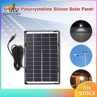 OCE!  6W 12V DC5521 Camera Solar Panel Outdoor Home Surveillance Lighting Accessory #