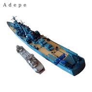 [Adepe] Naval Ship Toy Set Model Warships Ship Kits Ship Gift Papercraft Toy for Kids Adults for Adu