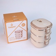 With Voucher code - Kalpen AR11 3-layer 304 stainless steel lunch box