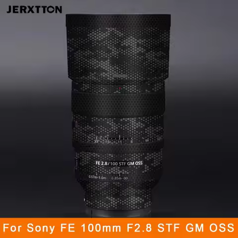 FE 100 2.8 Camera Lens Sticker for Sony FE 100mm F2.8 STF GM Macro Coat Wraps Film Protector Vinyl D