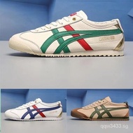 Onitsuka  Tiger（authority） Mexico 66 SLIP ON High-Quality Leather Men's Sports Shoes Women's Running Shoes MCPM