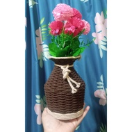 KATUN Mini Flower Vase/pot Made Of Cotton Rope Yarn macrame macrame macrame macrame macrame macrame macrame macrame