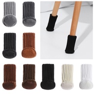 4PCS Table Legs Socks Knitted Chair Cover Furniture Legs Sock Chair Leg Protector Cover Legs For Fur