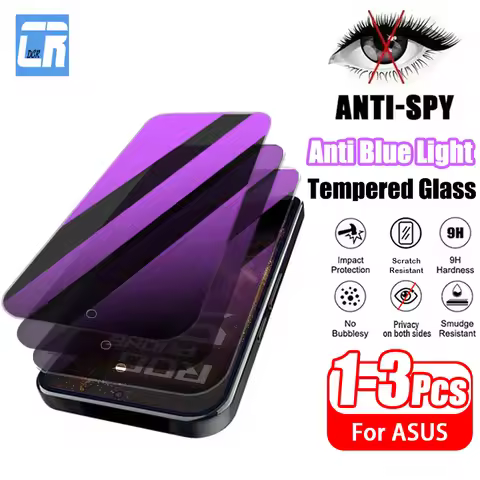 1-3Piece Anti Blue-Ray Privacy Screen Protector for Asus ROG Phone 9 8 Pro 9 SE Anti-Spy Tempered Gl