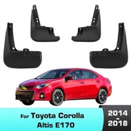 For Toyota Corolla Altis 2014 2015 2016 2017 2018 Fender Mudgrd Mud Flaps Grd Splash Flap Mudgrds Ca
