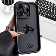 Ins Style High-End Street Wear Graffiti Simple Phone Case Trendy Anti-Collision Suitable for iPhone 15pro 15promax 14 13 12 11 pro max 14promax 13promax 11promax xr x xsmax 7 8 plus 14plus Protective Cases