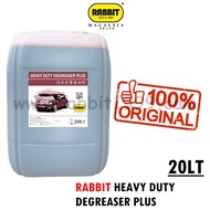 RABBIT HEAVY DUTY DEGREASER PLUS - 20Lt - chemical cuci penggali / Engine Degreaser Alkaline For Oil and Engine Cleaner