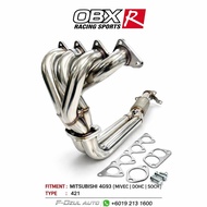 OBX Stainless Steel Extractor 421 Mitsubishi 4G93 Cusco Style