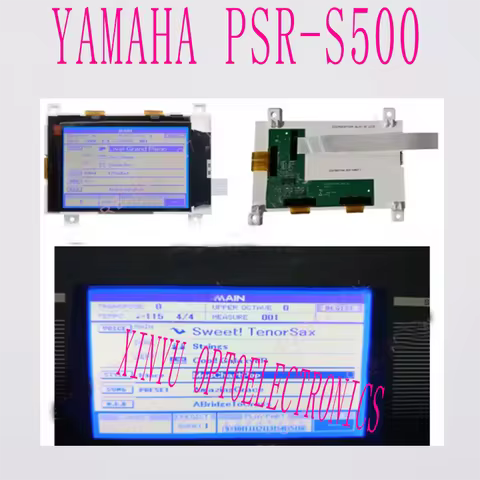 LCD display module suitable for Yamaha PSR-S500 S550 PSR-S650 PSR-S670 DGX520 DGX620 YPG625 DGX630 D