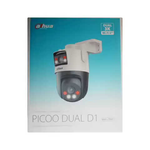 Dahua Original P5D-5F-PV 5+5MP Outdoor Wi-Fi Dual-Lens Pan & Tilt Camera