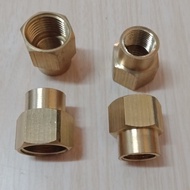 Internal thread sleeve 21mm-13mm (step connection 21mm-13mm) brass