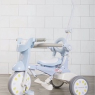 Used Children's Folding Bike IIMO Tricycle Macaron Blue Foldable