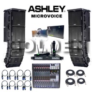 PROMO SUPER BIG SALE SPESIAL AKHIR TAHUN Paket Array + Subwoofer Ashley The Sound Original  Mid 6.5 inch + Sub 12 inch