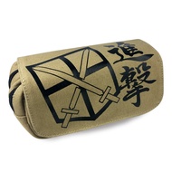 Attack on Titan Bag Students Pen Pencil Case Cosplay Zipper Anime Canvas Cosmetic Bags wallet Coin Purse