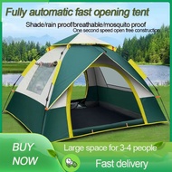 High-quality camping tent 4 person waterproof Outdoor Automatic Quick Opening Dome Folding tent camp