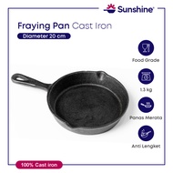 Pan Cast Iron 20 cm/Wok Pan/Frying Pan