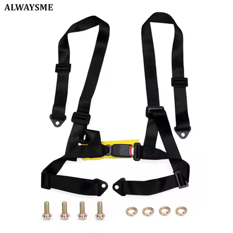 ALWAYSME 4 Point Sport Racing Harness For UTV ,Racing Car,GO Kart