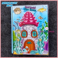 Toca boca pink mermaid house/toca boca mermaid lucu quiet book edukasi