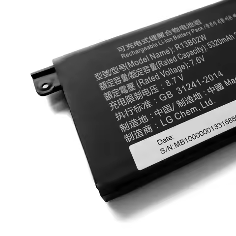 7.6V 39Wh 5230mAh New R13B01W R13B02W Laptop Battery For Xiaomi Mi Air 13.3" 2018 Series Notebook 16