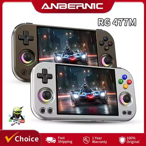 Anbernic RG 477M Handheld Game Console 4.7" LTPS In-Cell Multi-touch Screen 5300mAh RG477M Android V