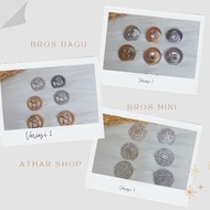 COD Athar Shop Mini Chin Brooch Contents 6 Pcs