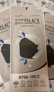 韓國Samsung Clapiel kf94黑色口罩 (散裝)