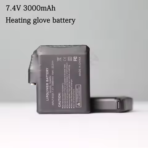 7.4V 3000mah Heated Gloves Battery Lithium Batteries for Heating Vest, Socks, shoes,Winter Antifreez