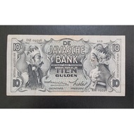[✅New] Uang Kuno 10 Gulden Seri Wayang Ttd Smits