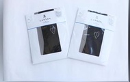 （QQ) 購自日本 Lanvin en Bleu  日版Lanvin en bleu 心心 粉綠色 粉紅色閃石 銀色閃閃 Lanvin logo 黑色 襪褲 絲襪褲 legging VW 絲襪