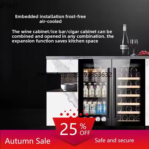 Small Embedded Wine Cabinet Constant Temperature Wine Cabinet Cigar Cabinet Storage Ice Bar Refriger