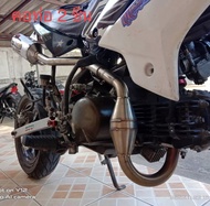 คอท่อ (ไม่รวมปลาย) ท่อสูตร ท่อแต่ง ท่อวิบาก  Exhaust สำเนา FMF  KAWASAKI  KSR 110 / HONDA MSX /HONDA