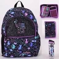 [NEW] Smiggle Constellation Cat Series School Bag, Australia smiggle Primary School Students Large-Capacity Casual Backpack