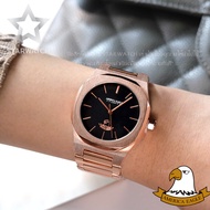 GRAND EAGLE นาฬิกาข้อมือผู้ชาย สายสแตนเลส รุ่น AE8023M - PinkGold/Black