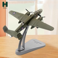 [Homyl] 1/144 B25 Fighter Plane Ornament Alloy Aircraft Model for Shelf Bedroom Home