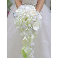 ✿ADVOCATE✿ Horseshoe flower wedding bridal bouquet hand tied bridesmaid bouquet artificial flower ho