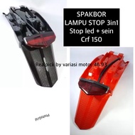Turn Signal Stop - Under Tail Light CRF 150 L LED fender rear Light crf 150l led 3in1