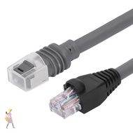 YGBG Ethernet Cable Extension, 1m/3ft 2m/7ft 5M/16ft 1200mbps Mini Ethernet Cable, Durable Grey Wate