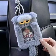 Kpop Idol G-DRAGON ZOA Plush Card Holder Idol ID Holder Small Card Storage Pendant Bag Keychain