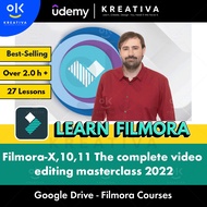 Video Course- Filmora 9 | Filmora 10 | Filmora 11 The complete video editing masterclass 2023 | Lear