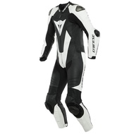 Dainese Laguna Seca 5 1pc Perforated White Black Motorcycle Motorbike Leather Racing Suit