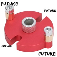 HL-FUTU Self Centering Doweling Jig, Aluminum Alloy with 8 Drill Bushings Hole Puncher Locator, Anod