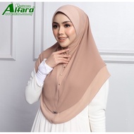 Tudung sarung 2 lapis labuh XL tudung sauk 2 layer alfaro chiffon soft awning