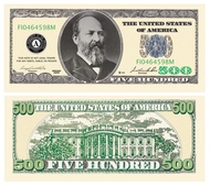 Set of 50 Bills - $500.00 Casino Party Money Set of 50 Bills - $500.00 Casino Party Money