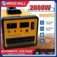 AVR 2000 Watts Automatic Voltage Regulator SVR-3000VA/2000VA/1000VA/500VA Servo Type AVR Time Delay.