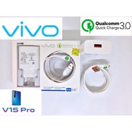 Charger VIVO V15 Pro Micro & Type-C QC3.0 Flash Original Quality Casan Quick Charger Fast Charging