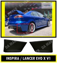 EVO X V1 REAR SKIRT FOR EVO X REAR BUMPER COVER # INSPIRA # LANCER