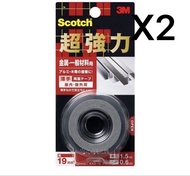 3M™ SCOTCH® 超強力雙面膠貼(金屬用) KKD-12 1套2件 （包郵）*