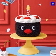 【100% Authentic】Pingu 45th Anniversary Smiling Eyes Cake Plush Toy Cute Stuffed Penguin Girls Birthd