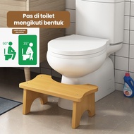 KAYU Solid Wood Toilet Stool Stool Footstool Stool Toilet Stool WC Closet Stool
